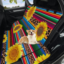 Load image into Gallery viewer, Ti Amo I love you - Exclusive Brand - Leopard &amp; Sunflowers - Car Pet Seat Covers
