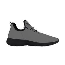 Load image into Gallery viewer, Ti Amo I love you - Exclusive Brand  - Dove Gray - Skelton Hands with Heart - Lightweight Mesh Knit Sneaker - Black Soles
