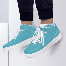 Load image into Gallery viewer, Ti Amo I love you - Exclusive Brand - Acid Wash Jeans Blue - High Top Unisex Sneakers
