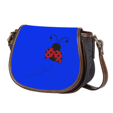 Load image into Gallery viewer, Ti Amo I love you - Exclusive Brand  -  Blue Blue Eyes - Ladybug - Saddle Bag
