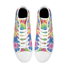 Load image into Gallery viewer, Ti Amo I love you- Exclusive Brand - High-Top Canvas Shoes - White Soles
