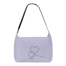 Load image into Gallery viewer, Ti Amo I love you - Exclusive Brand - Blue Haze -  Double Script Heart - Journey Computer Shoulder Bag
