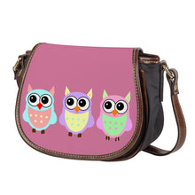 Load image into Gallery viewer, Ti Amo I love you - Exclusive Brand - Charm - 3 Owls -  Saddle Bag
