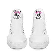 Load image into Gallery viewer, Ti Amo I love you - Exclusive Brand - High-Top Canvas Shoes - White Soles
