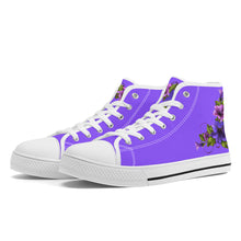 Load image into Gallery viewer, Ti Amo I love you - Exclusive Brand - High-Top Canvas Shoes - White Soles
