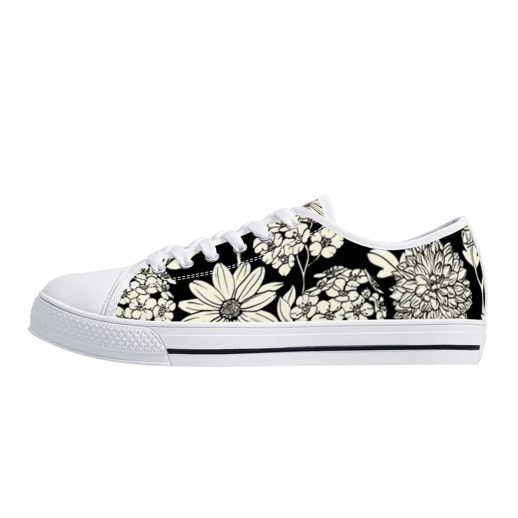 Ti Amo I love you - Exclusive Brand  - Low-Top Canvas Shoes - White Soles