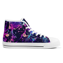 Load image into Gallery viewer, Ti Amo I love you - Exclusive Brand  - High-Top Canvas Shoes - White Soles
