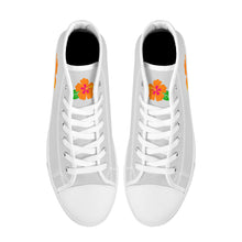 Load image into Gallery viewer, Ti Amo I love you  - Exclusive Brand  - Womens High-Top Canvas Shoes - White Soles
