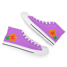 Load image into Gallery viewer, Ti Amo I love you  - Exclusive Brand  - High-Top Canvas Shoes - White Soles
