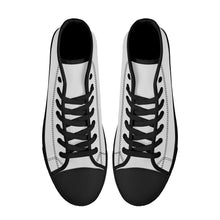 Load image into Gallery viewer, Ti Amo I love you - Exclusive Brand - High-Top Canvas Shoes - Black Soles
