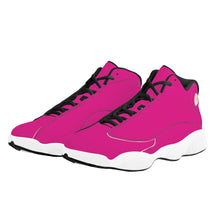 Load image into Gallery viewer, Ti Amo I love you  - Exclusive Brand  - Barbie Pink -Womens  Basketball Shoes - Black Laces
