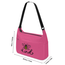 Load image into Gallery viewer, Ti Amo I love you - Exclusive Brand - Fandango Pink - Bee Kind - Journey Computer Shoulder Bag
