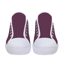 Load image into Gallery viewer, Ti Amo I love you - Exclusive Brand - Cosmic - Low-Top Canvas Shoes - White
