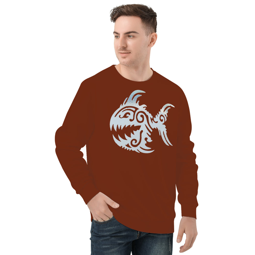 Ti Amo I love you - Exclusive Brand - Peanut - Angry Fish - Men's Sweatshirt
