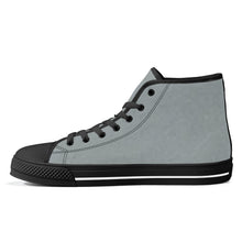 Load image into Gallery viewer, Ti Amo I love you - Exclusive Brand - High-Top Canvas Shoes - Black Soles
