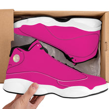 Load image into Gallery viewer, Ti Amo I love you  - Exclusive Brand  - Barbie Pink -Womens  Basketball Shoes - Black Laces
