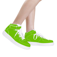 Load image into Gallery viewer, Ti Amo I love you - Exclusive Brand - Apple Orchid Green - High Top Unisex Sneaker
