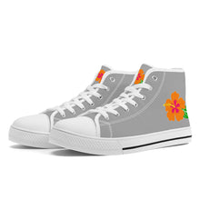 Load image into Gallery viewer, Ti Amo I love you  - Exclusive Brand  - Womens High-Top Canvas Shoes - White Soles
