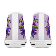 Load image into Gallery viewer, Ti Amo I love you - Exclusive Brand - High-Top Canvas Shoes - White Soles
