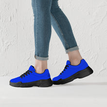 Load image into Gallery viewer, Ti Amo I love you - Exclusive Brand - Blue Blue Eyes - Doubke Black Heart - Chunky Sneakers - Black Soles
