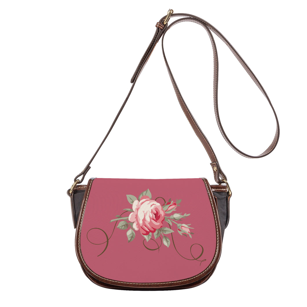 Ti Amo I love you - Exclusive Brand - Contessa 2 - Rose -  Saddle Bag