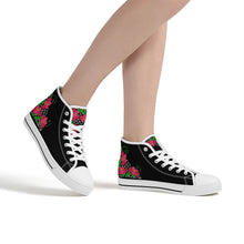 Load image into Gallery viewer, Ti Amo I love you - Exclusive Brand  - High-Top Canvas Shoes - White Soles
