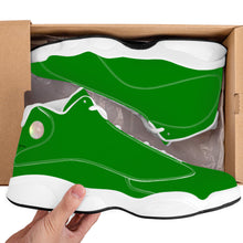 Load image into Gallery viewer, Ti Amo I love you - Exclusive Brand  - Ao Green - Mens / Womens - Unisex  Basketball Shoes - White Laces
