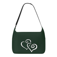 Load image into Gallery viewer, Ti Amo I love you - Exclusive Brand - Celtic - Double White Heart - Journey Computer Shoulder Bag
