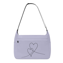 Load image into Gallery viewer, Ti Amo I love you - Exclusive Brand - Blue Haze -  Double Script Heart - Journey Computer Shoulder Bag
