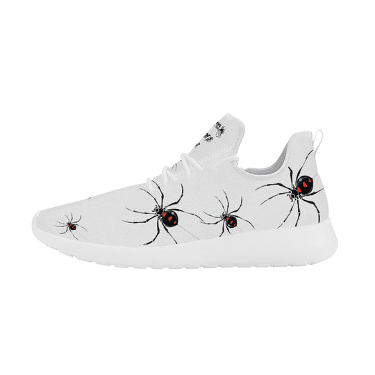 Ti Amo I love you - White - Lots of Spiders - Lightweight Mesh Knit Sneaker - White Soles