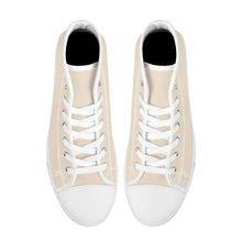 Load image into Gallery viewer, Ti Amo I love you  - Exclusive Brand - Unisex High-Top Canvas Shoes - White Soles
