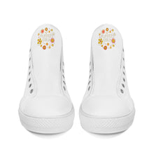 Load image into Gallery viewer, Ti Amo I love you - Exclusive Brand - High-Top Canvas Shoes - White Soles
