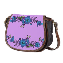 Load image into Gallery viewer, Ti Amo I love you - Exclusive Brand - Perfume - Blue Floral - Saddle Bag
