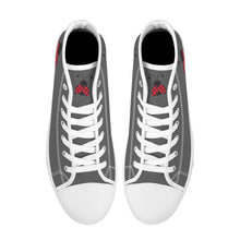 Load image into Gallery viewer, Ti Amo I love you - Exclusive Brand - High-Top Canvas Shoes - White Soles
