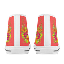 Load image into Gallery viewer, Ti Amo I love you - Exclusive Brand - High-Top Canvas Shoes - White Soles
