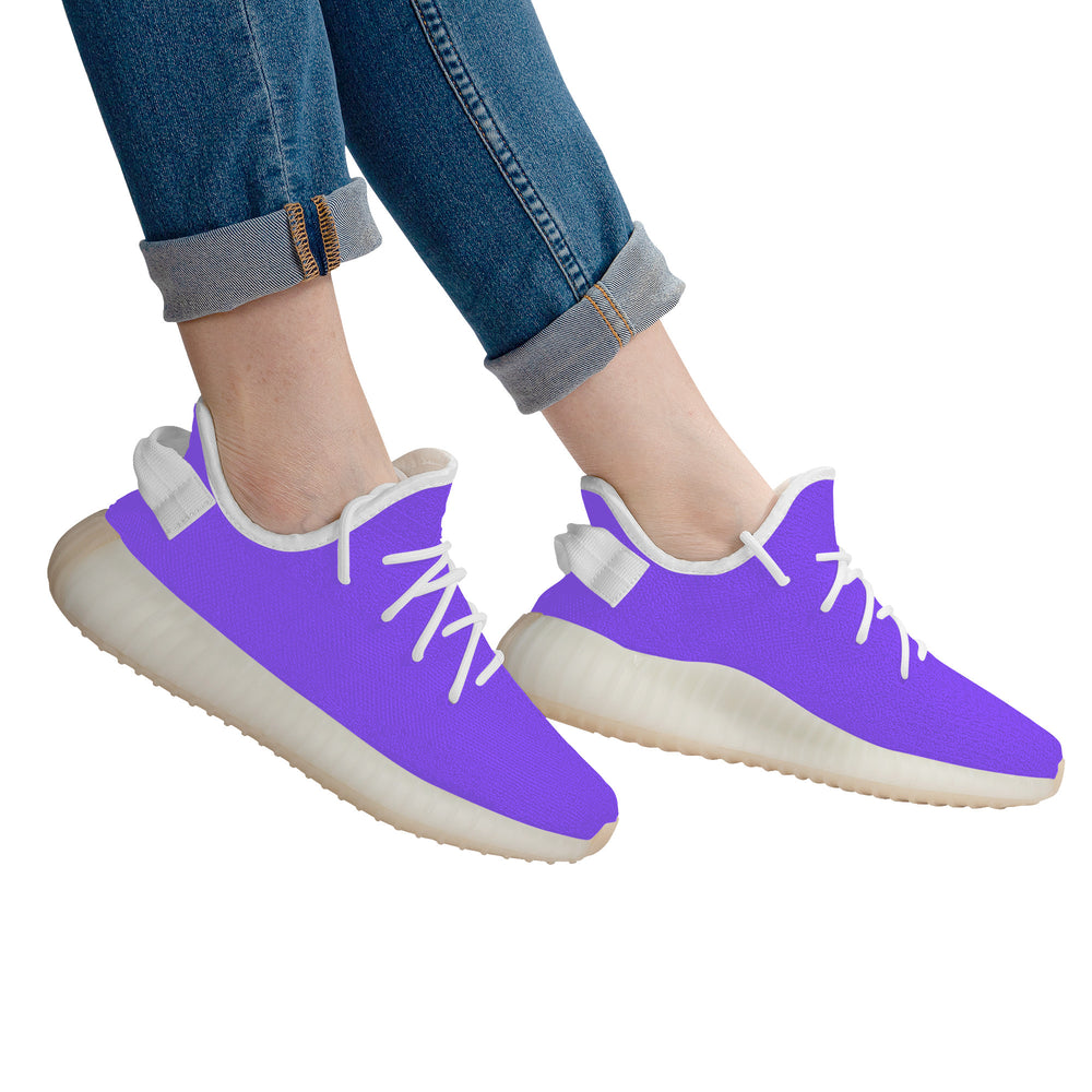 Ti Amo I love you - Exclusive Brand  - Light Purple -  Love Sign - Breathable Mesh Knit Sneaker - White Soles