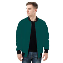 Load image into Gallery viewer, Ti Amo I love you - Exclusive Brand  - Sherpa Blue -  Men&#39;s Bomber Jacket
