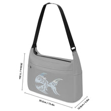 Load image into Gallery viewer, Ti Amo I love you - Exclusive Brand - Silver Chalice - Angry Fish -  Journey Computer Shoulder Bag
