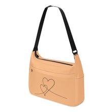 Load image into Gallery viewer, Ti Amo I love you - Exclusive Brand - Macaroni and Cheese - Double Script Heart - Journey Computer Shoulder Bag
