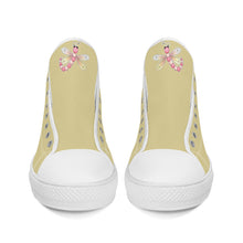 Load image into Gallery viewer, Ti Amo I love you - Exclusive Brand - High-Top Canvas Shoes - White Soles
