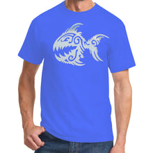 Load image into Gallery viewer, Ti Amo I love you - Exclusive Brand - Neon Blue - Angry Fish - Mens T-Shits
