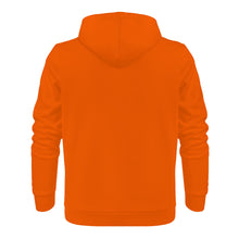 Load image into Gallery viewer, Ti Amo I love you - Exclusive Brand - Blaze Orange - Men&#39;s Zip Hoodie
