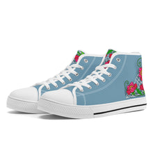 Load image into Gallery viewer, Ti Amo I love you - Exclusive Brand - High-Top Canvas Shoes - White Soles
