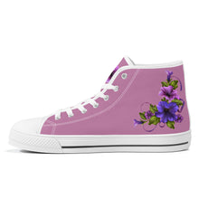 Load image into Gallery viewer, Ti Amo I love you - Exclusive Brand - High-Top Canvas Shoes - White Soles
