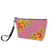 Load image into Gallery viewer, Ti Amo I love you - Exclusive Brand  - Charm - Multicolor Floral - Sling Cosmetic Bag
