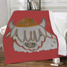 Load image into Gallery viewer, Ti Amo I love you - Exclusive Brand - Rose Vale - Cow - Blankets
