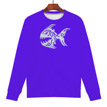 Load image into Gallery viewer, Ti Amo I love you - Exclusive Brand  - Dark Purple - Angry Fish - Women&#39;s Sweatshirt
