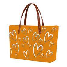 Load image into Gallery viewer, Ti Amo I love you - Exclusive Brand  - Tahiti Gold - Lots of Hearts - Dive Cloth Totes
