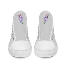 Load image into Gallery viewer, Ti Amo I love you  - Exclusive Brand - High-Top Canvas Shoes - White Soles
