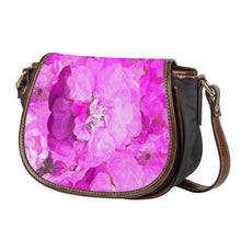 Load image into Gallery viewer, Ti Amo I love you - Exclusive Brand  - Cerise Rose - Saddle Bag
